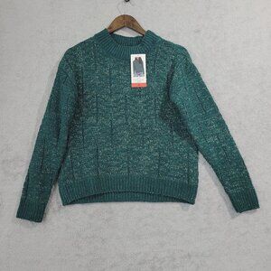 NEW Original Weatherproof Vintage Shimmer Knit Sweater M  Polyester// 25CT
